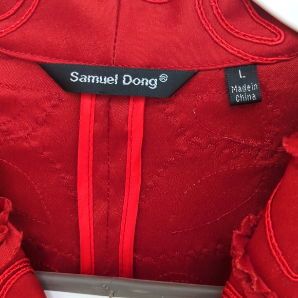 Deep Red Samuel Dong Jacket - Picture 2 of 4